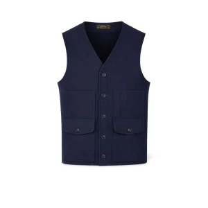 Gilet uomo Oregon in lana Blue