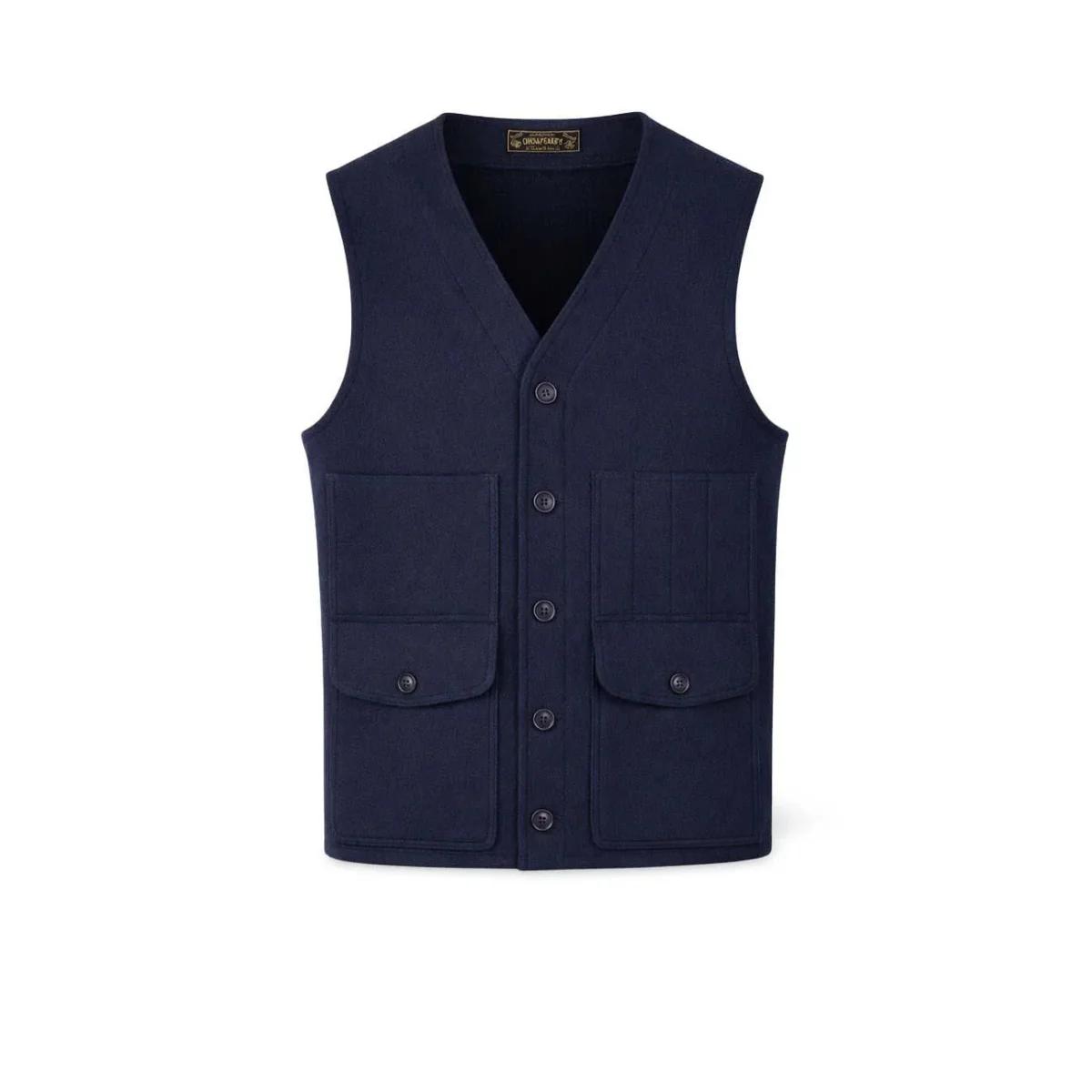 Gilet uomo Oregon in lana Blue