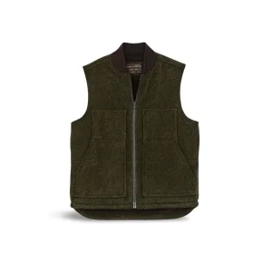 Gilet uomo Lined Mackinaw Wool Verde
